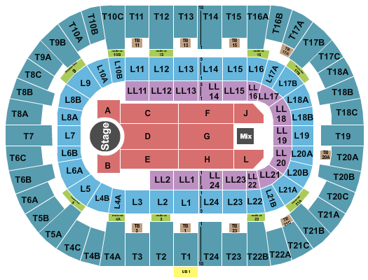 Pechanga Arena Zayn Seating Chart